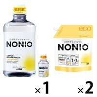 （おまけ付）マウスウォッシュ NONIO ノニオ マウスウォッシュ ライトハーブ 1000ml×1＋詰め替え950ml×2＋80ml×1