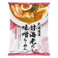 袋麺 tabete だし麺 北海道産甘海老だし味噌らーめん 5袋 国分グループ本社