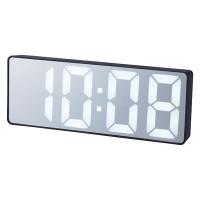 BRUNO（ブルーノ）置き時計 LEDミラークロック ネイビー BCA025-NV 1個