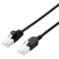 LANケーブル 1m CAT6A 準拠 爪折れ防止 スイングコネクタ LD-GPATSW/BK10 1個 エレコム