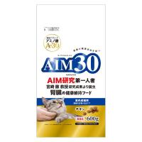 AIM30 猫 室内成猫用 健康な尿路・毛玉ケア 国産 600g 1袋 マルカン キャットフード ドライ