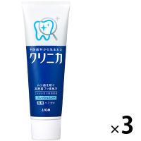 歯磨き粉 フッ素 クリニカ ハミガキ フレッシュミント 130g 1セット（3本） ライオン 虫歯予防