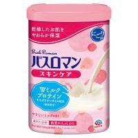 入浴剤 にごり 薬用 バスロマン スキンケア Wミルクプロテイン 600g 1個 粉末 にごりタイプ ミルク 塩素除去 保湿成分 アース製薬