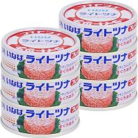 【計6缶】缶詰　いなば食品　ライトツナフレーク　70g×3缶　1セット（2個）　ツナ缶