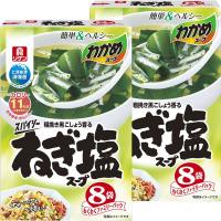 理研ビタミン リケン わかめスープ ファミリーパック スパイシーねぎ塩スープ8袋 2個