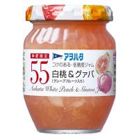 アヲハタ 55 ジャム 白桃＆グァバ（グレープフルーツ入り）150g 1個