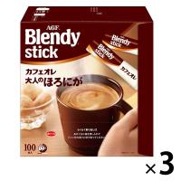 味の素AGF　ブレンディ スティック　大人のほろにが　1セット（300本：100本入×3箱）