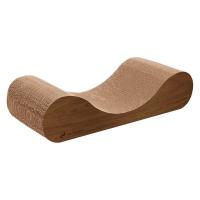 ミュー（mju：） ガリガリソファ スクラッチャー インテリア ダルブラウン＆ミルベージュー レギュラーサイズ 1個 エイムクリエイ