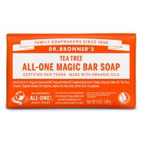 ドクターブロナー マジックソープバー（magic soap） 石鹸 ティートゥリー 140g  ナチュラルソープ