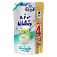 【旧パッケージ】レノア 超消臭1WEEK フレッシュグリーンの香り 詰め替え 超特大 1600ml 1個 柔軟剤 P＆G