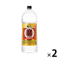 極上宝焼酎　25度　4L　ペット　1セット（2本）　甲類焼酎　宝酒造