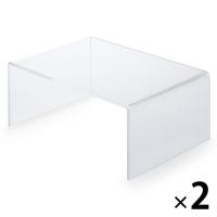 無印良品 アクリル仕切棚 小 約幅26×奥行17.5×高さ10cm 1セット（2個） 良品計画