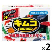 キムコジャイアント 冷蔵庫脱臭剤 大型冷蔵庫用 消臭剤 効き目約6ヶ月 1セット（2個） 小林製薬