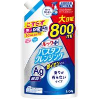 ルックプラス バスタブクレンジング 銀イオンプラス 香りが残らないタイプ 詰替大型 800ml 1個 ライオン（イチオシ）