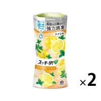 スッキーリ！ トイレ用 消臭剤 芳香剤 置き型 さわやかなグレープフルーツ 400mL 2個 アース製薬