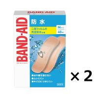 バンドエイド 防水 Mサイズ 40枚 937315 2箱