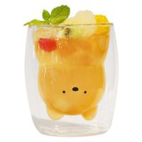 【アウトレット】uca（ユーシーエー）耐熱アニマルグラス イヌ 270ml 1個 シービージャパン