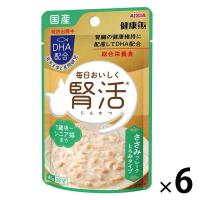 健康缶 腎活ささみフレーク とろみタイプ 国産 40g 6袋 アイシア キャットフード 猫用 ウェット パウチ