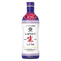 キッコーマン　いつでも新鮮　しぼりたて生しょうゆ　620ml　1セット（3本）　大容量