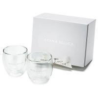 【数量限定・ギフト】 DEAN＆DELUCA PAVINA ダブルウォール ペアグラス 250ml 2個セット 紙袋付き
