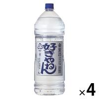 宮崎本店 キッコーミヤ焼酎 好きやねん 25度 4L 1セット（4本） 焼酎  キンミヤ 金宮 甲類