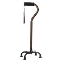 フジホーム アルミ四点杖 ブラウン WB5147 1本