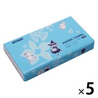 ムーミン ペーパータオル 中判 1セット（1パック（200枚入）×5）フィード