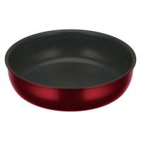 サーモス 取っ手のとれるフライパン 22cm IH対応 ディープレッド KVD-022 DR 1個