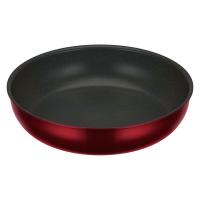 サーモス 取っ手のとれるフライパン 28cm IH対応 ディープレッド KVD-028 DR 1個