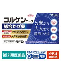 【ビデオ通話対象】コルゲンコーワ 総合かぜ薬 110錠 興和★控除★ のど 鼻水 鼻づまり くしゃみ、せき たん 発熱 悪寒【指定第2類医薬品】