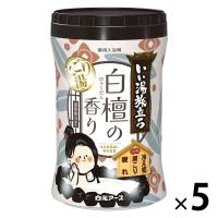 いい湯旅立ち ボトル にごり湯 白檀の香り 温泉成分配合 にごり湯タイプ 600g 1セット（1個×5） 医薬部外品 白元アース