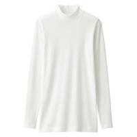 【レディース】無印良品 婦人 あったか綿 ハイネック長袖Tシャツ 婦人S オフ白 良品計画