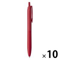 三菱鉛筆 ジェットストリーム シングル0.7mm 赤(Lite touch ink搭載) SXNLS07.15 1セット(1本×10)