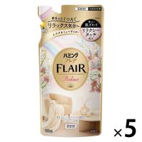 ハミングフレア リラックス ムスク＆ミューゲ 詰め替え 350mL 1セット（1個×5） 柔軟剤 花王