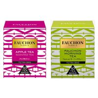 FAUCHON（フォション） 紅茶ティーバッグ アップル＆モーニング2種セット 1セット（1箱（10バッグ入）×2）
