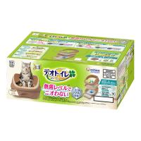 デオトイレハーフカバー本体セット（サンド2L+シート4枚）ライトブラウン 1個 ユニ・チャーム 新商品