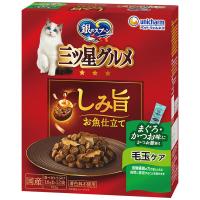 銀のスプーン 三ツ星グルメ しみ旨 お魚仕立て 毛玉ケア 国産 192g（16g×12袋）1個 ユニ・チャーム キャットフード