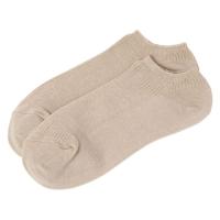 レディース TCゴーストリブソックス ベージュ 23〜25cm LAKOLE/ラコレ