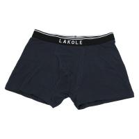 メンズ プレーンロゴボクサーパンツ2 ネイビー M LAKOLE/ラコレ