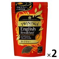片岡物産 トワイニング リーフパック イングリッシュ ブレックファスト 1セット（1袋（60g）×2） 紅茶 茶葉