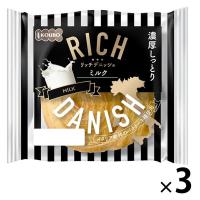 KOUBO リッチデニッシュ ミルク 濃厚しっとり 1セット（1個×3）パネックス ロングライフパン