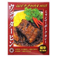 ミャンマーポークカレー ウェッターヒン 極辛＜特大豚肉＞ 250g 1個 レトルト 北野エース