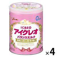 （0ヶ月から）アイクレオ バランスミルク 1セット（1缶（800g）×4） 新生児 育児用 粉ミルク グリコ