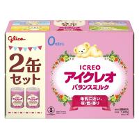 （0ヶ月から）アイクレオ バランスミルク 2缶セット 1箱　新生児　育児用　粉ミルク　グリコ