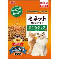 ミネット まぐろチップ添え 国産 400g 1袋 スマック 猫用 おやつ