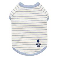 Jekyll Egg（ジキルエッグ）ボーダーTシャツ S ブルー 1個 犬用 アルク・ロース