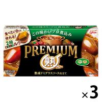 グリコ プレミアム熟カレー中辛 3個 カレールー