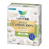 ライナー 14cm ロリエ しあわせ素肌 パンティライナー BOTANICALCOTTON100％ 天然消臭 1個（54枚入） 花王 おりものシート