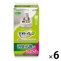 LOHACO - デオトイレ 消臭・抗菌シート 大容量 20枚 6袋 ユニ