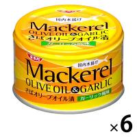 清水食品 マッカレル オリーブオイル＆ガーリック 140g　6缶